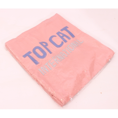 666 - Tracey Emin for the Tate Modern: a 'Top Cat International' tote bag - c.2009, pink cotton canvas wit... 