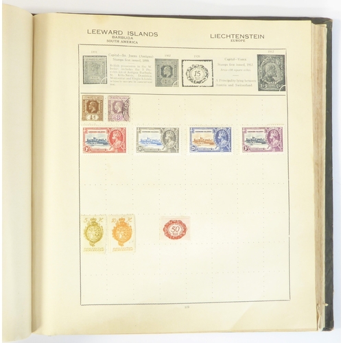 759 - A 'Triumph Stamp Album of the World' - a good collection of GB and world stamps, mostly Victoria to ... 