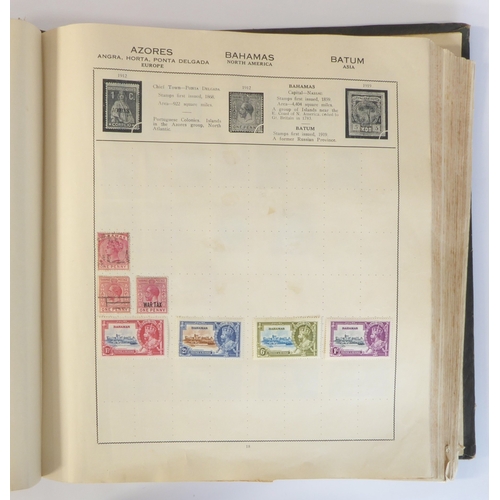 759 - A 'Triumph Stamp Album of the World' - a good collection of GB and world stamps, mostly Victoria to ... 