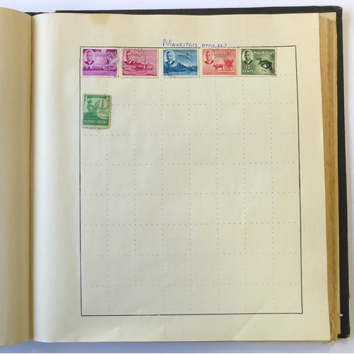 759 - A 'Triumph Stamp Album of the World' - a good collection of GB and world stamps, mostly Victoria to ... 