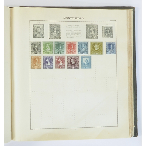 759 - A 'Triumph Stamp Album of the World' - a good collection of GB and world stamps, mostly Victoria to ... 