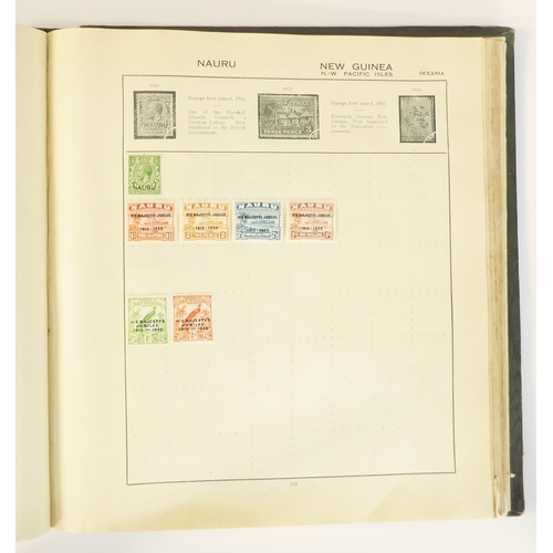 759 - A 'Triumph Stamp Album of the World' - a good collection of GB and world stamps, mostly Victoria to ... 