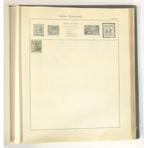 759 - A 'Triumph Stamp Album of the World' - a good collection of GB and world stamps, mostly Victoria to ... 