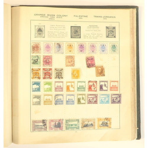 759 - A 'Triumph Stamp Album of the World' - a good collection of GB and world stamps, mostly Victoria to ... 