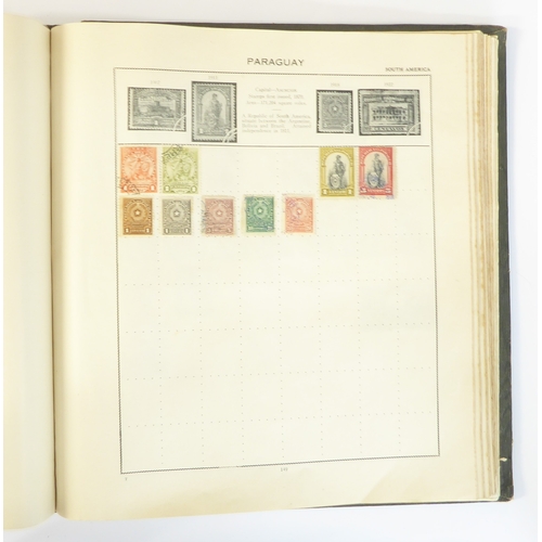 759 - A 'Triumph Stamp Album of the World' - a good collection of GB and world stamps, mostly Victoria to ... 