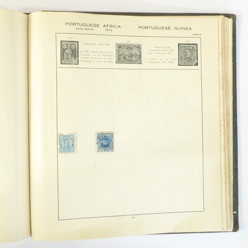 759 - A 'Triumph Stamp Album of the World' - a good collection of GB and world stamps, mostly Victoria to ... 