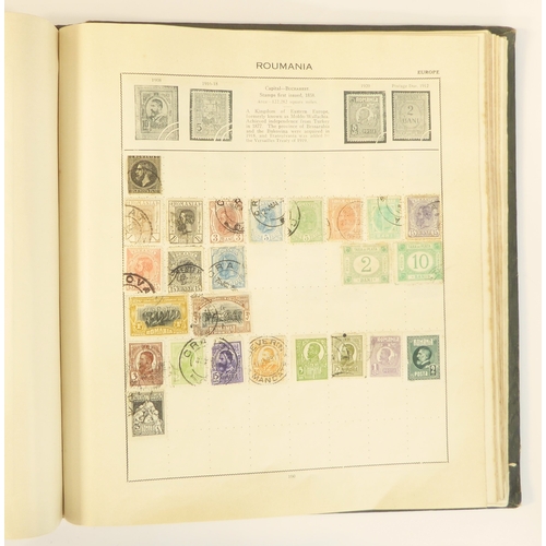 759 - A 'Triumph Stamp Album of the World' - a good collection of GB and world stamps, mostly Victoria to ... 