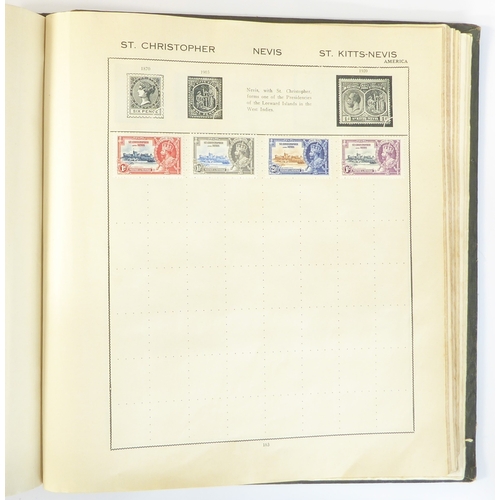 759 - A 'Triumph Stamp Album of the World' - a good collection of GB and world stamps, mostly Victoria to ... 