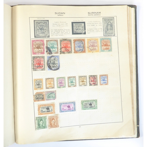 759 - A 'Triumph Stamp Album of the World' - a good collection of GB and world stamps, mostly Victoria to ... 