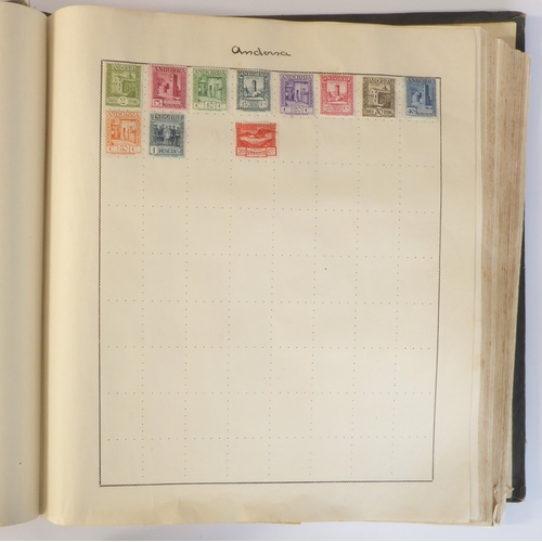 759 - A 'Triumph Stamp Album of the World' - a good collection of GB and world stamps, mostly Victoria to ... 