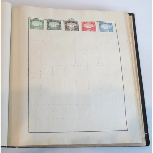 759 - A 'Triumph Stamp Album of the World' - a good collection of GB and world stamps, mostly Victoria to ... 