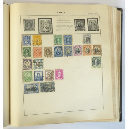 759 - A 'Triumph Stamp Album of the World' - a good collection of GB and world stamps, mostly Victoria to ... 