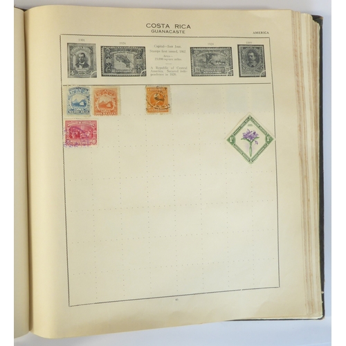 759 - A 'Triumph Stamp Album of the World' - a good collection of GB and world stamps, mostly Victoria to ... 