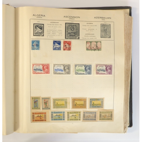 759 - A 'Triumph Stamp Album of the World' - a good collection of GB and world stamps, mostly Victoria to ... 