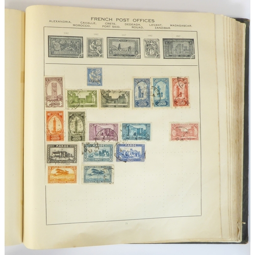 759 - A 'Triumph Stamp Album of the World' - a good collection of GB and world stamps, mostly Victoria to ... 