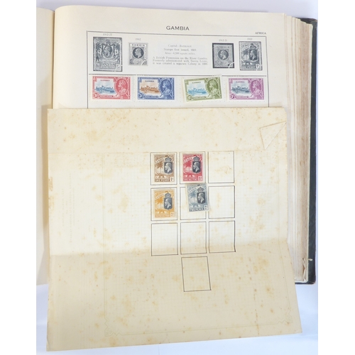 759 - A 'Triumph Stamp Album of the World' - a good collection of GB and world stamps, mostly Victoria to ... 