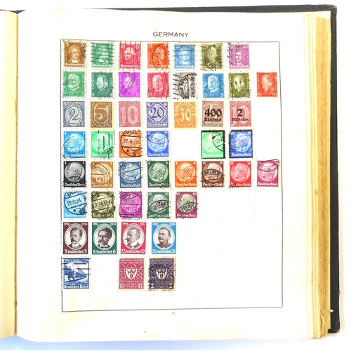 759 - A 'Triumph Stamp Album of the World' - a good collection of GB and world stamps, mostly Victoria to ... 