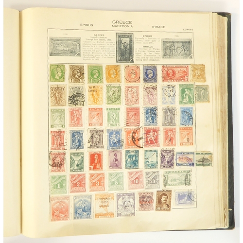 759 - A 'Triumph Stamp Album of the World' - a good collection of GB and world stamps, mostly Victoria to ... 