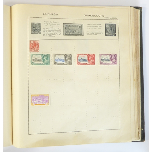 759 - A 'Triumph Stamp Album of the World' - a good collection of GB and world stamps, mostly Victoria to ... 