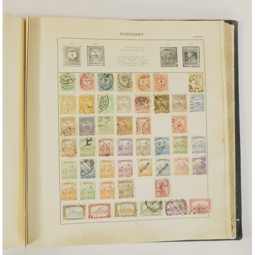 759 - A 'Triumph Stamp Album of the World' - a good collection of GB and world stamps, mostly Victoria to ... 