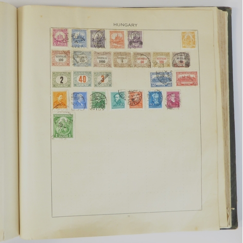 759 - A 'Triumph Stamp Album of the World' - a good collection of GB and world stamps, mostly Victoria to ... 