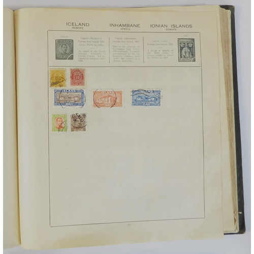 759 - A 'Triumph Stamp Album of the World' - a good collection of GB and world stamps, mostly Victoria to ... 