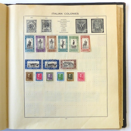 759 - A 'Triumph Stamp Album of the World' - a good collection of GB and world stamps, mostly Victoria to ... 