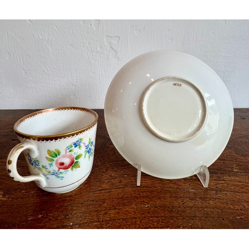 19 - A collection of 18th and 19th century teacups, tea bowls and coffee cans - including seventeen cups ... 