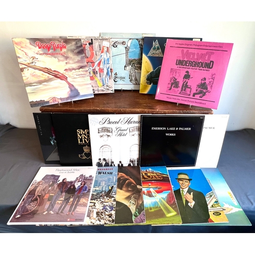 798 - Records: a collection of vinyl Rock and Pop 33rpm LPs, mostly 1970s-80s - including Jimi Hendrix/Ban... 