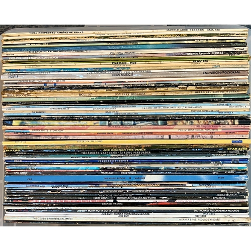 798 - Records: a collection of vinyl Rock and Pop 33rpm LPs, mostly 1970s-80s - including Jimi Hendrix/Ban... 