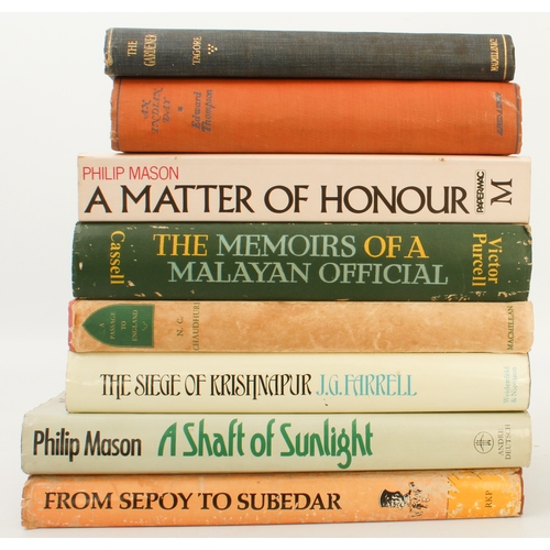 308 - Eight volumes on pre-independence India and Malaya:
 MASON Philip - A Shaft of Sunlight (Andre Deuts... 