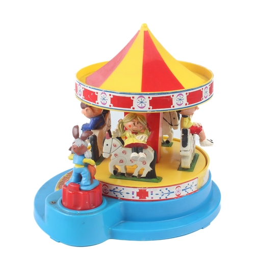 A Corgi Toys 852 Magic Roundabout carousel - 1970s, in blue