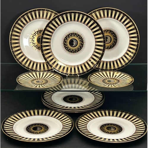 48 - A set of eight Royal Worcester 'Celebration 2001 Collection' plates commemorating the factory's 250t... 