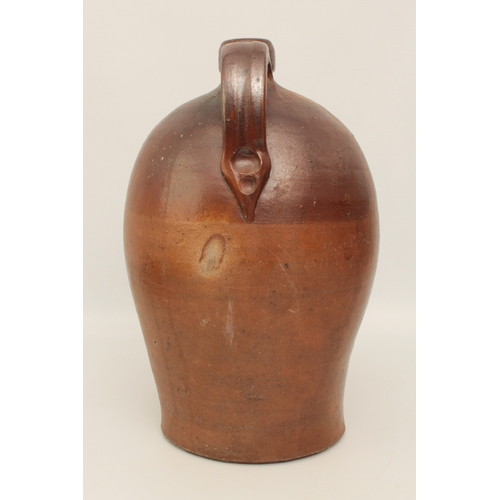 38 - Cotswolds interest: a large salt-glazed stoneware flagon, 19th century - impressed '283 - JOHN DRIVE... 