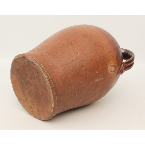 38 - Cotswolds interest: a large salt-glazed stoneware flagon, 19th century - impressed '283 - JOHN DRIVE... 