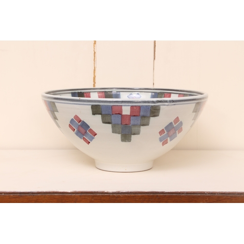 996 - **Laurence McGowan (British, b.1942): a stoneware studio pottery bowl - of circular form with short,... 