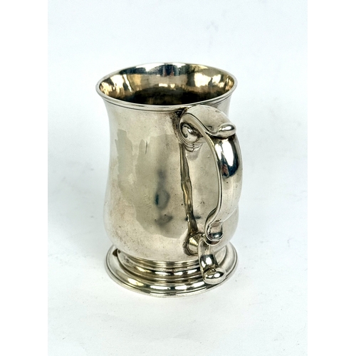 A George III silver half pint tankard - maker WP, Exeter 1779, plain ...