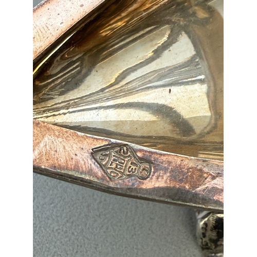 A Victorian silver plated novelty toast rack in the form of a rowing ...
