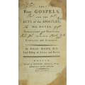 1798 - Association Copy  [Stock (Rev. Jos.)] Mann (Isaac)D.D. Ld. Bishop of Cork and Ross. The Four ... 