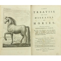 Gibson (Wm.) A New Treatise on the Diseases of Horses, 2 vols. 8vo L. 1754. Second Edn., engd. front... 