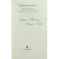 Heaney (Seamus)trans. The Burial at Thebes - Sophoiles Antigone, 8vo L. (Faber & Faber) 2004, Signed... 