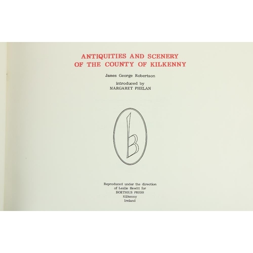 466 - Robertson (James George) Antiquities and Scenery of the County of Kilkenny, oblong folio, Kilkenny (... 