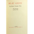Limited Edition  Asprey Binding: Wren (Percival Christopher) Beau Geste, 8vo L. 1927. Limited Editio... 