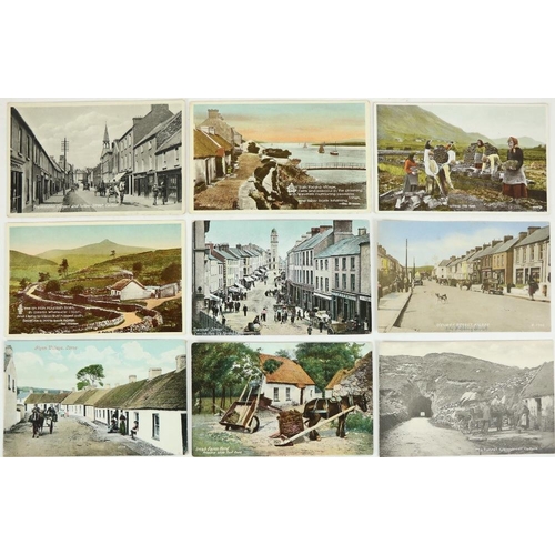 533 - Postcards: Co. Carlow, Kerry, & Others a large Bundle of approx. 40 black and white, sepia and colou... 