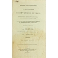 Hartley (David) Observations on Man, His Frame, His Duty, and His Expectations, 3 vols. L. 1801. Fou... 