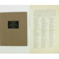 Only Separate Publication  Joyce (James)   A Protest against Plagiarism. An original printed copy of... 