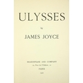 The Masterpiece of Modernism Joyce (James) Ulysses, 4to Paris (Shakespeare & Co.) 1922, First Ed... 