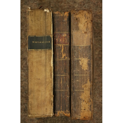 544 - Box: Collection of odd Volumes of late 18th Century and early 19th Century Irish Magazines, include ... 