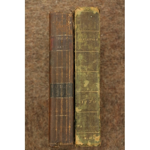 544 - Box: Collection of odd Volumes of late 18th Century and early 19th Century Irish Magazines, include ... 