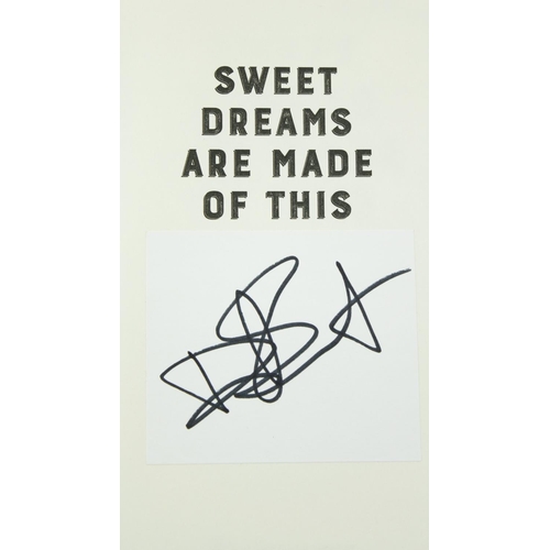 38 - Signed by Dave StewartStewart (Dave) Sweet Dreams are made of This, A Life in Music, A Memoir, ... 